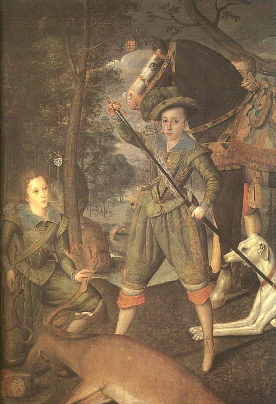 Robert Peake the Elder Henry Frederick, Prince of Wales and Sir John Harington Norge oil painting art